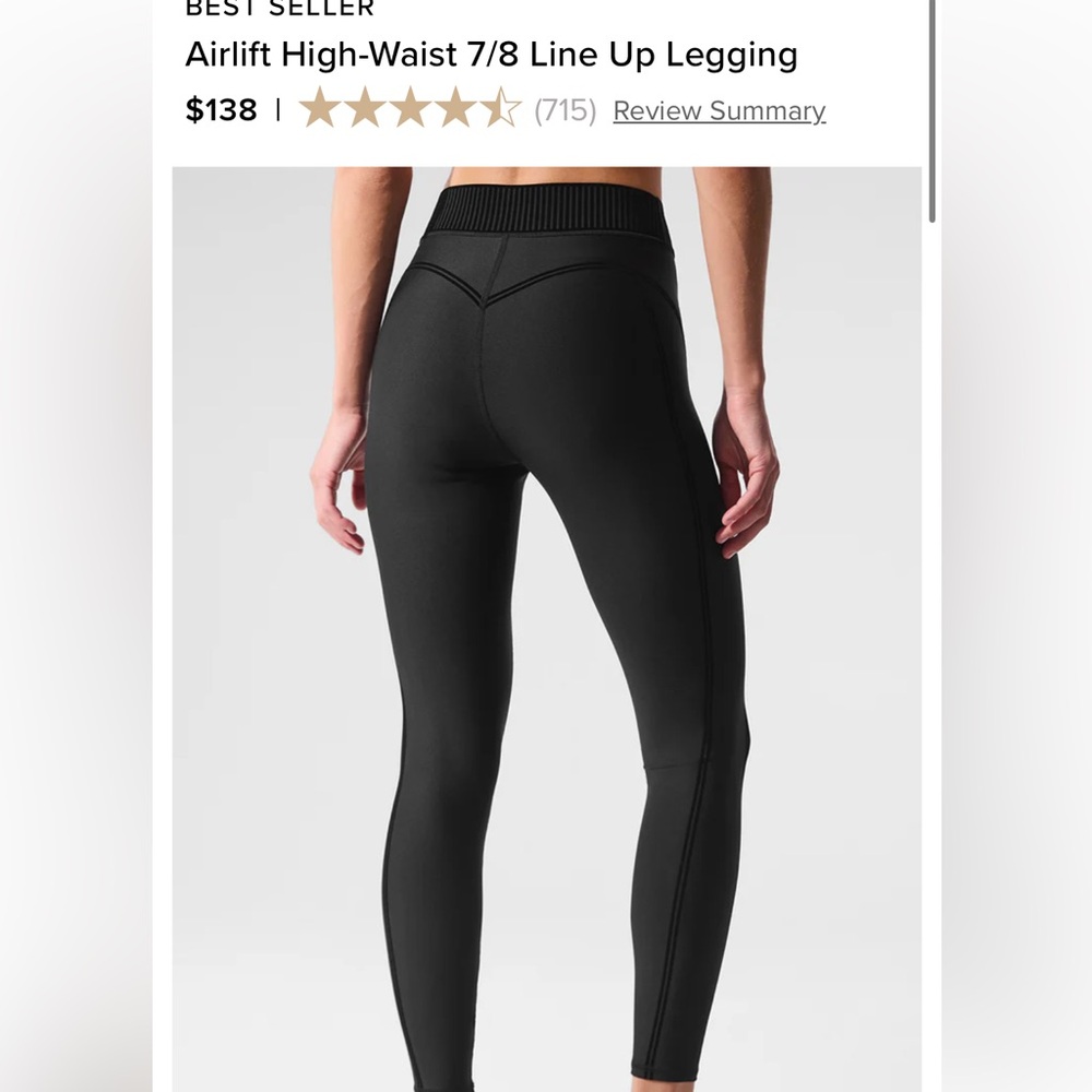 Alo airlift  Black Leggings